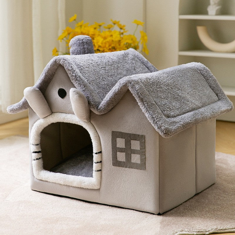 Warm Soft Cat Bed House - Free Delivery!