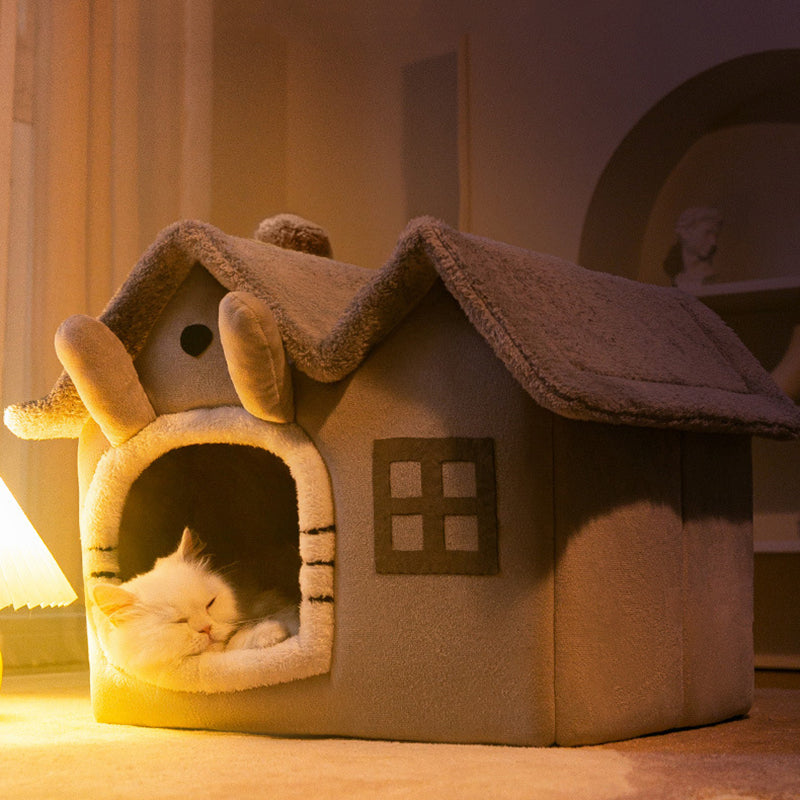 Warm Soft Cat Bed House - Free Delivery!