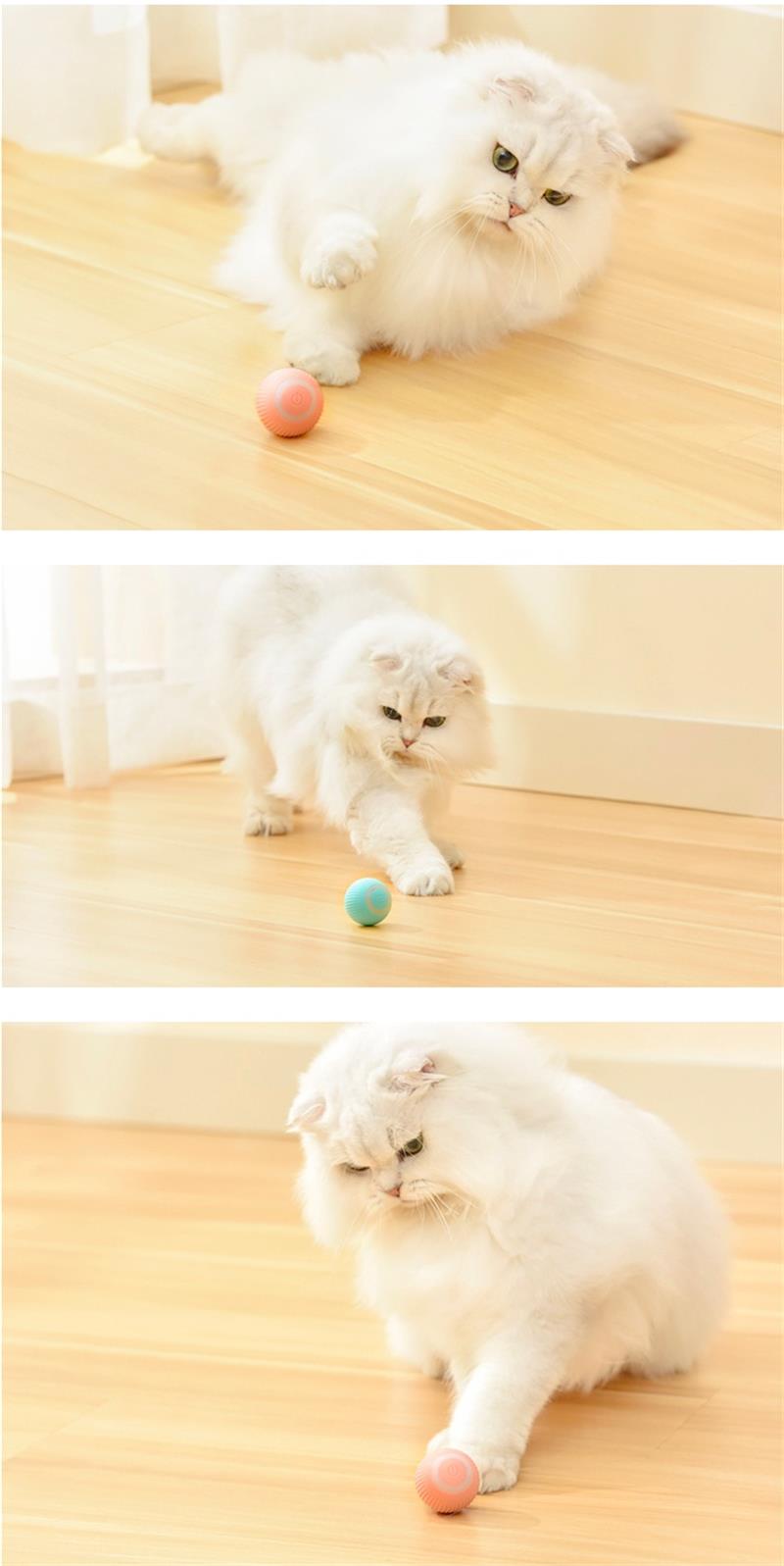 Smart Cat Toy Automatic Rolling Ball