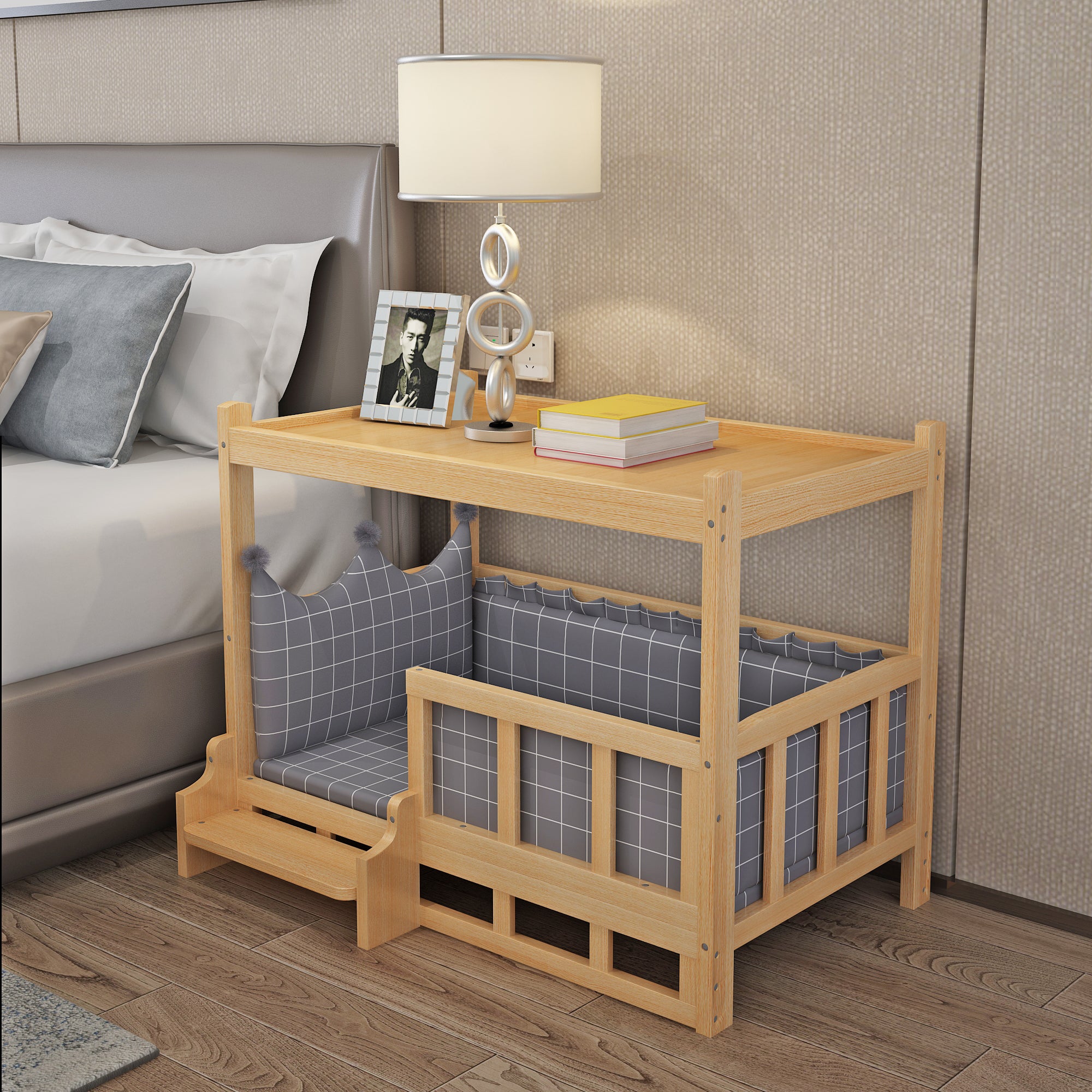 Bedside Cat Bed Stand The Cat Life bedside-cat-bed-stand-the-cat-life