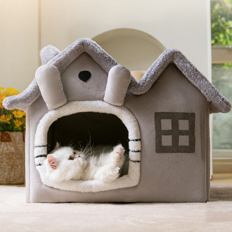 Warm Soft Cat Bed House - Free Delivery!