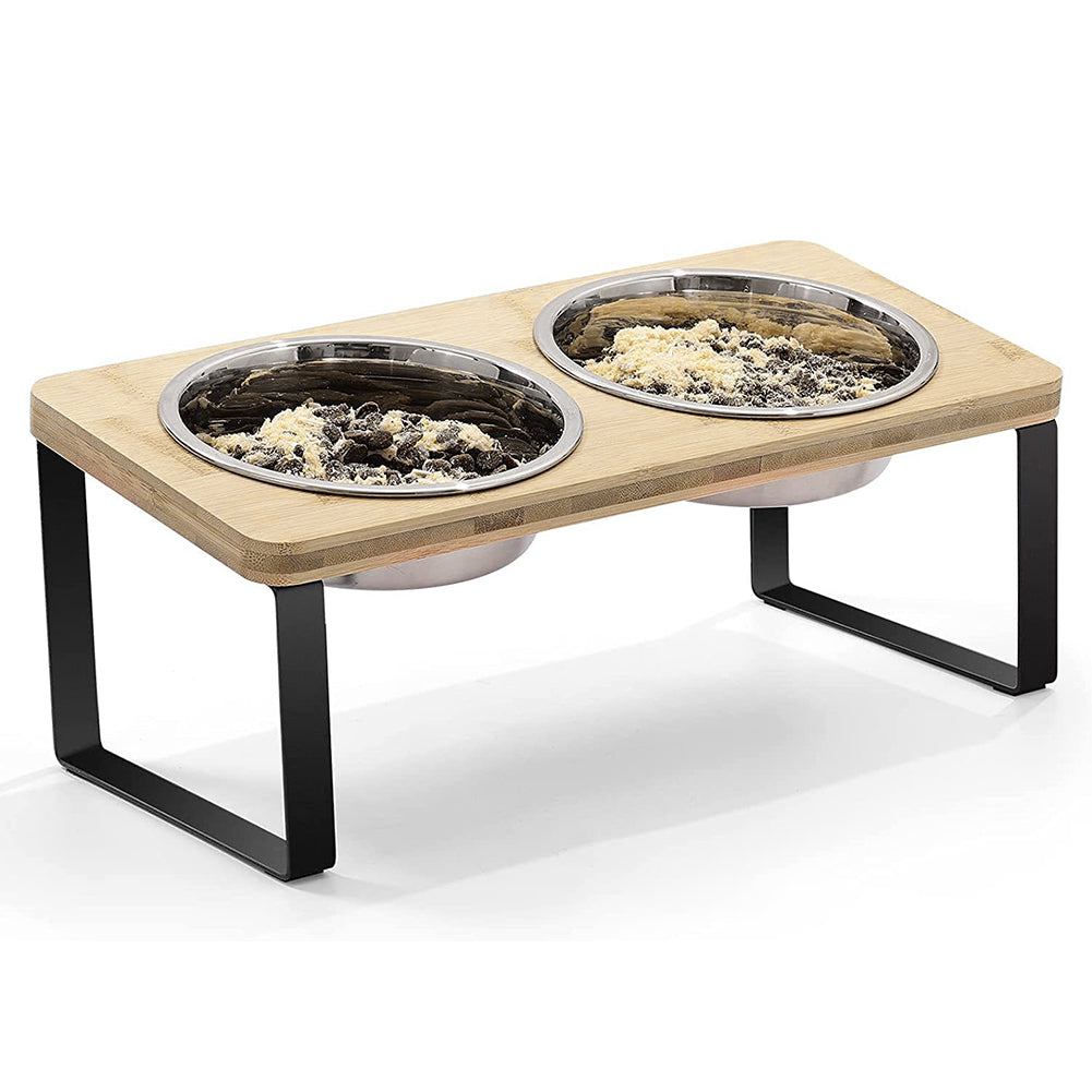Elevated Double Cat Feeder - FREE DELIVERY