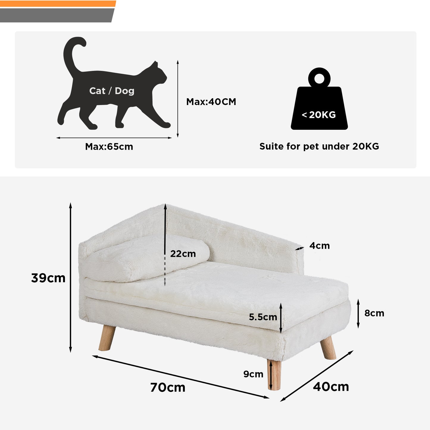 The Cat Life Elevated Sofa