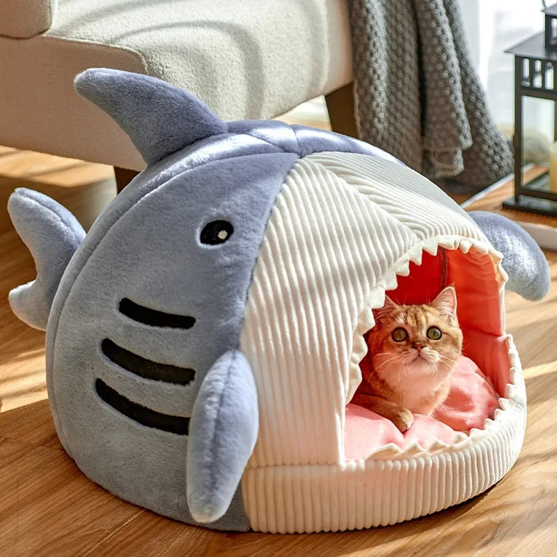 Shark Cat Bed