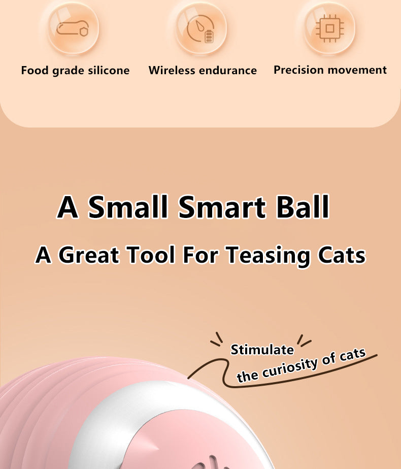 Smart Cat Toy Automatic Rolling Ball