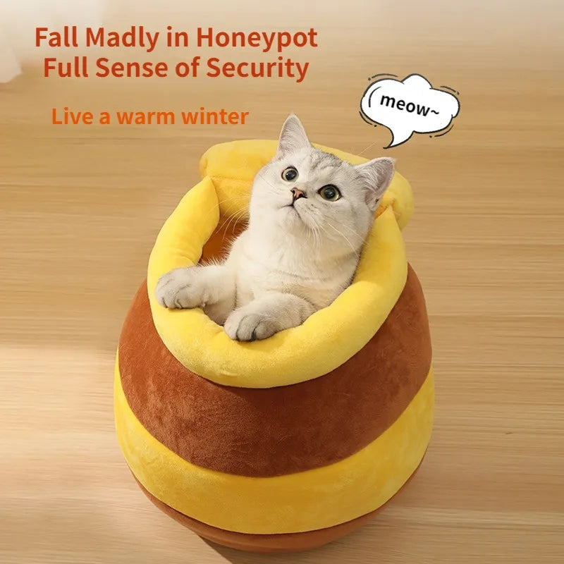 Cat Bed Honey Pot