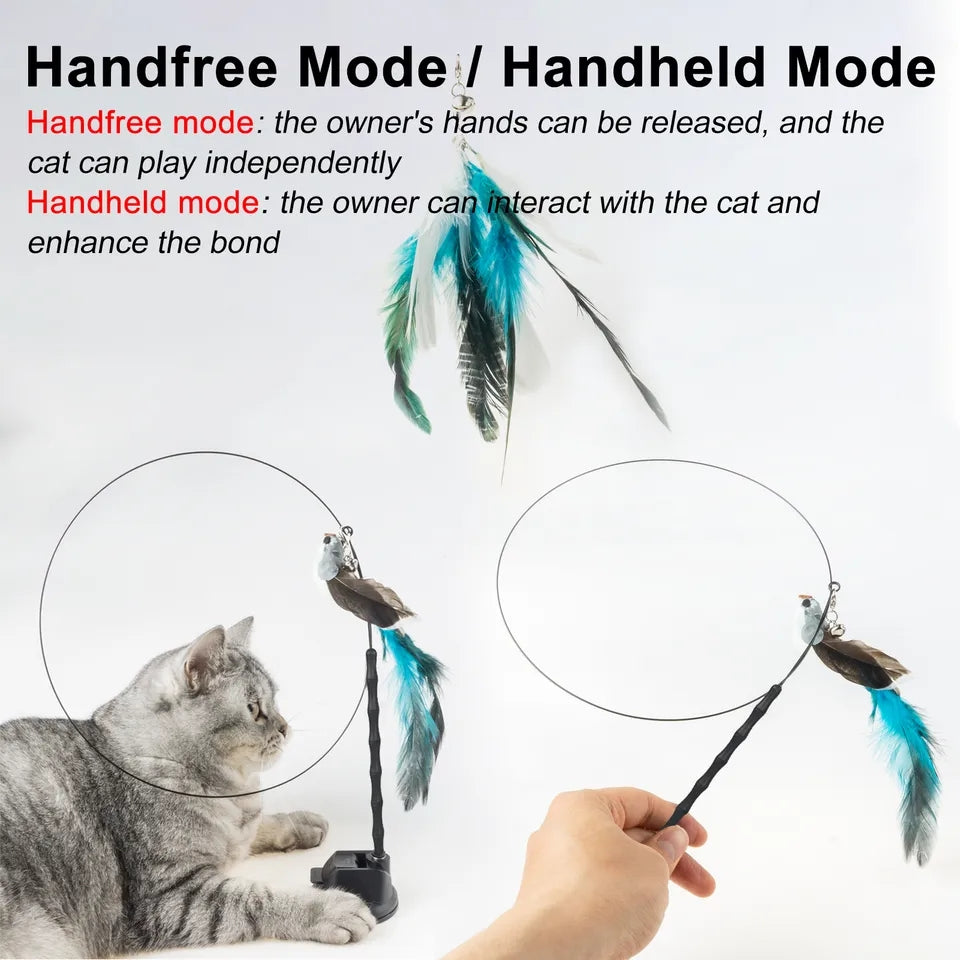 Blue Bird Cat Wand