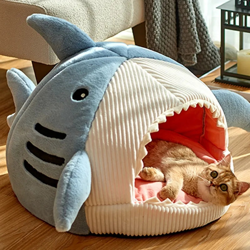 Shark Cat Bed