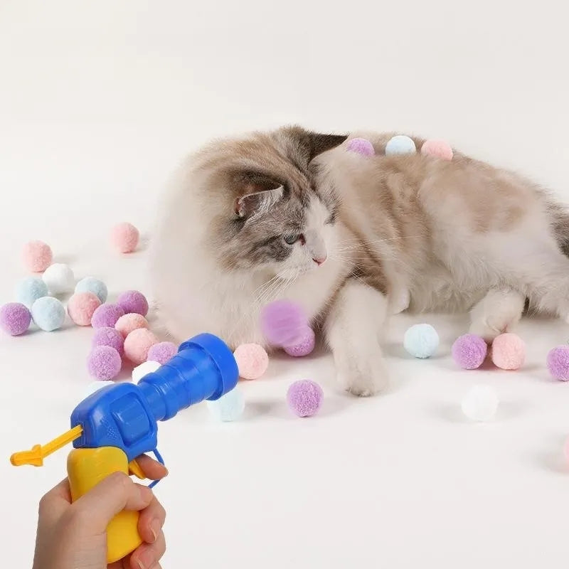 Cat Plush Ball Gun