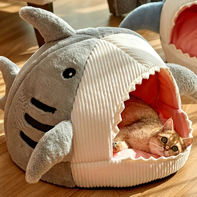 Shark Cat Bed