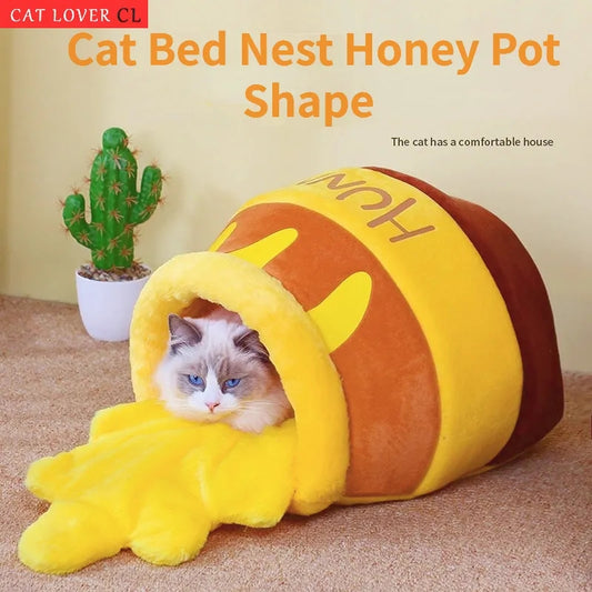 Cat Bed Honey Pot