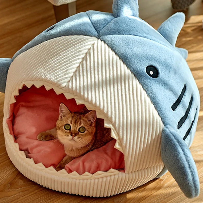 Shark Cat Bed