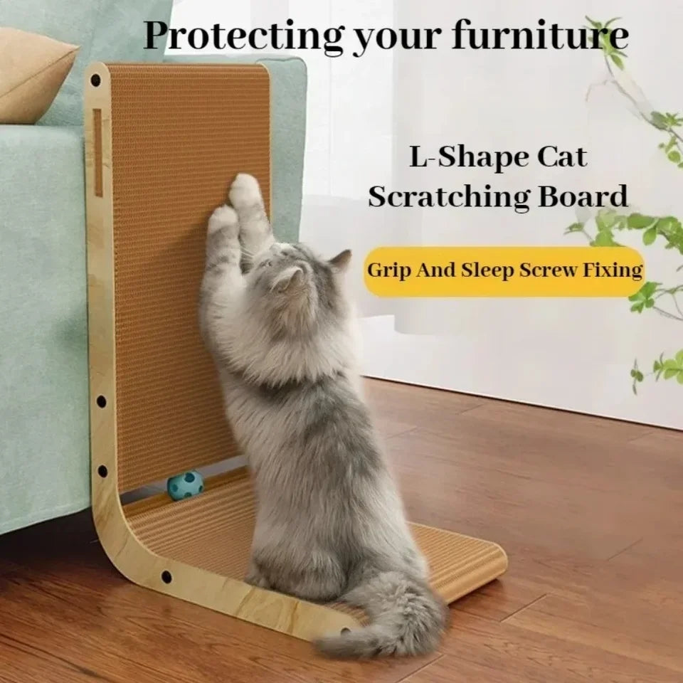 L Shaped Cat Scratcher Furniture Protector