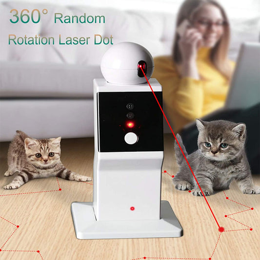 Cat Laser Toy Automatic, Random Moving Interactive Laser - FREE DELIVERY