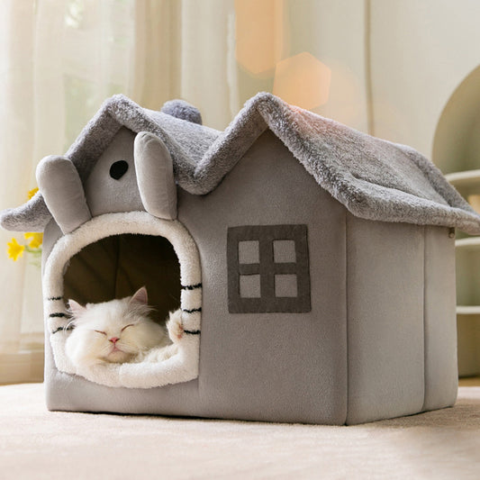 Warm Soft Cat Bed House - Free Delivery!