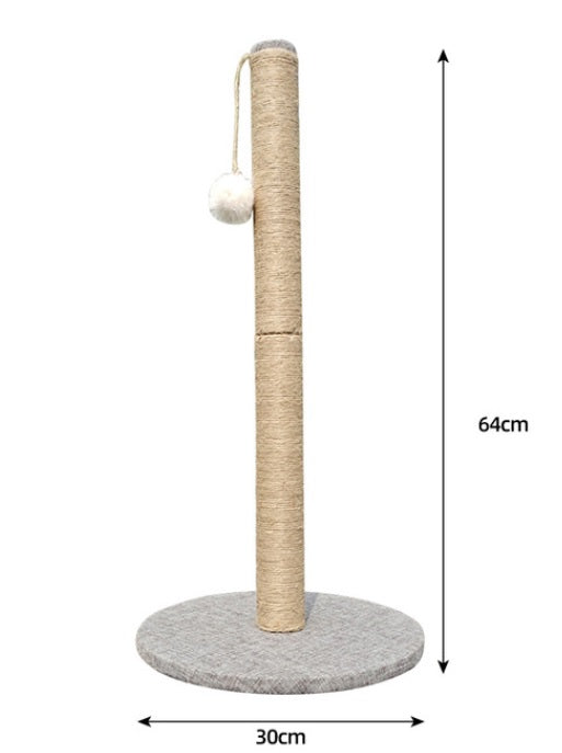 Sisal Rope Cat Scratching Post 64cm