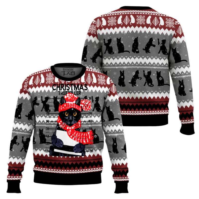 Cat Christmas Jumpers – in Multiple Styles & Sizes – Funny, Cute & Cozy!