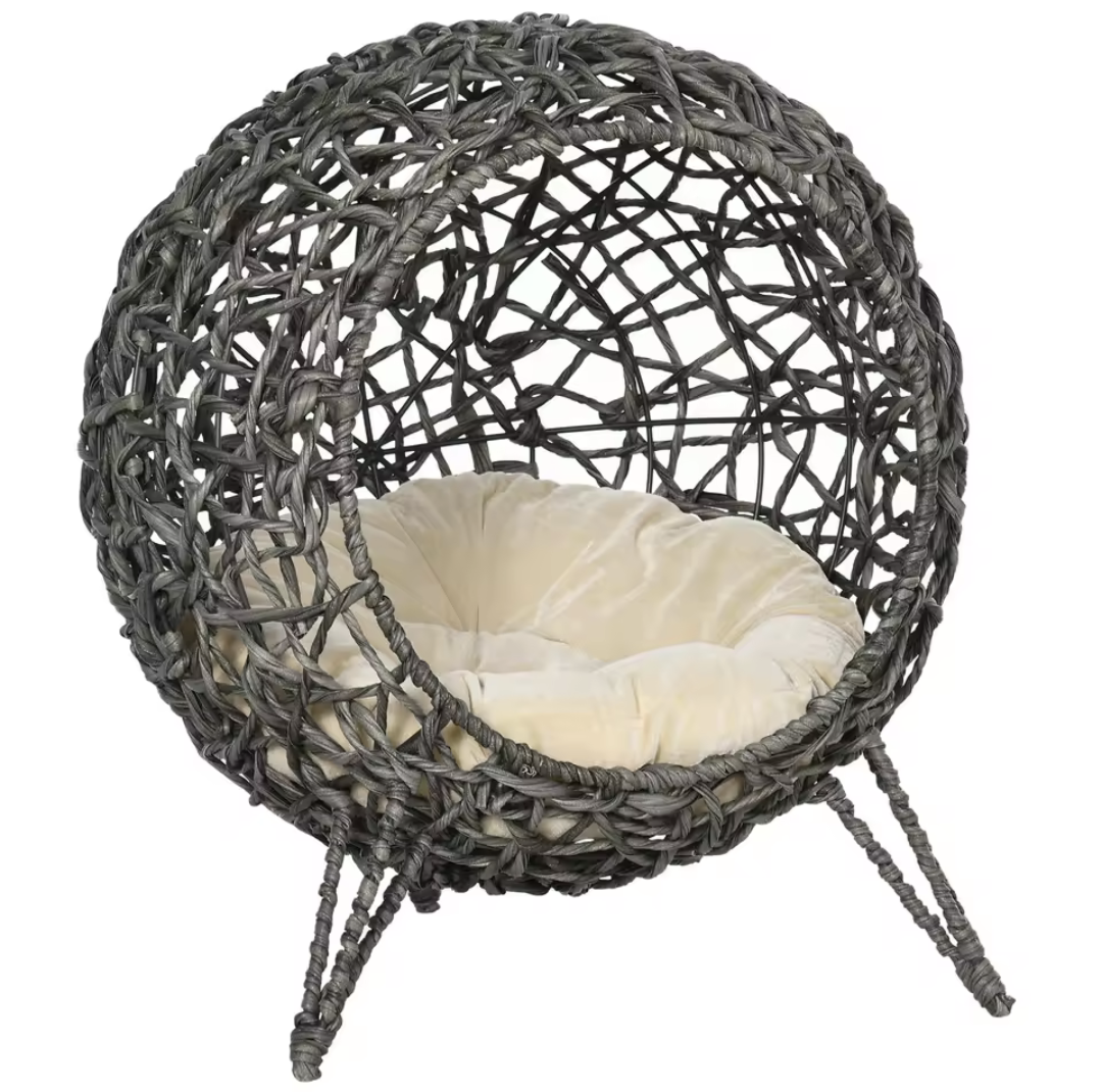 The Cat Life Rattan Cat Bed