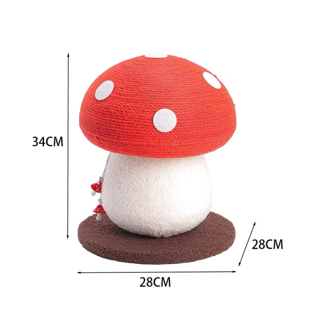 Mushroom‑Shaped Sisal Rope Cat Scratcher & Climber – Exclusive to The Cat Life