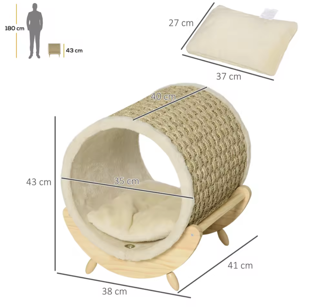 The Cat Life's Raised Cat Bed Scratcher
