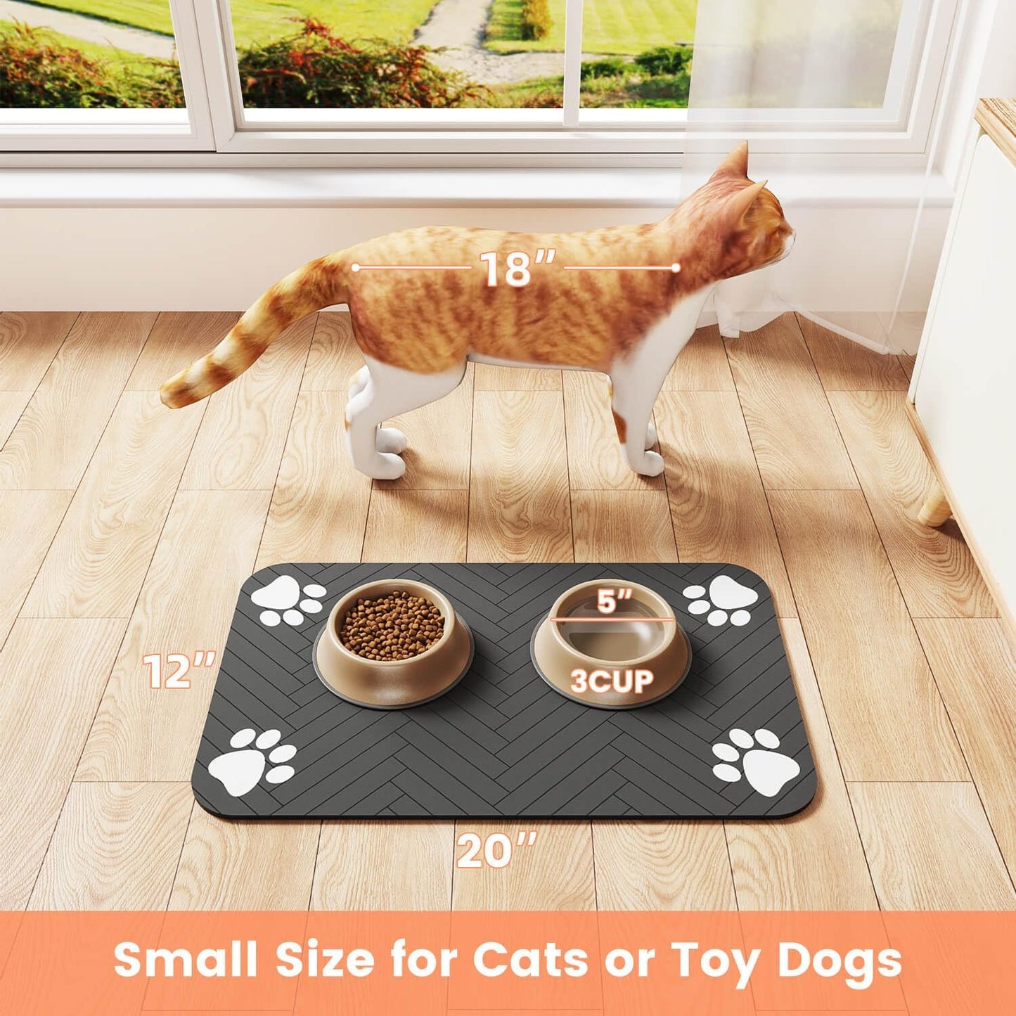 Cat Feeding Multi-purpose Mat