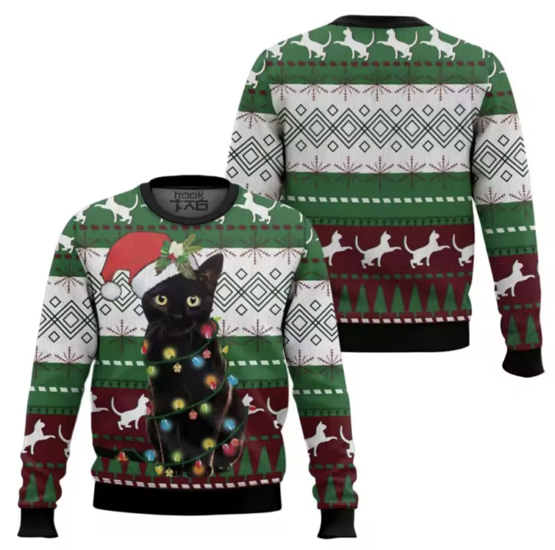 Cat Christmas Jumpers – in Multiple Styles & Sizes – Funny, Cute & Cozy!