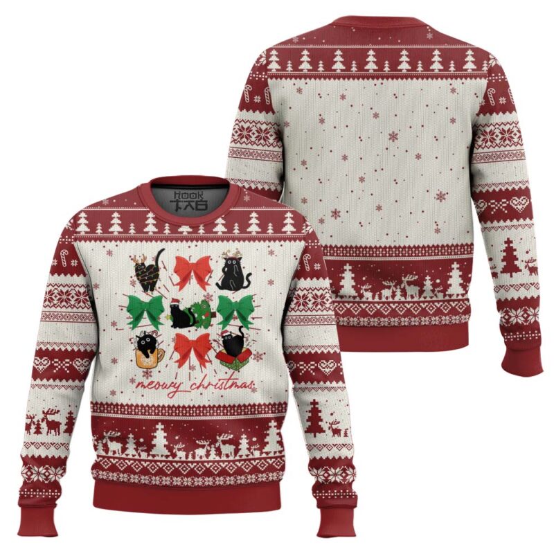 Cat Christmas Jumpers – in Multiple Styles & Sizes – Funny, Cute & Cozy!