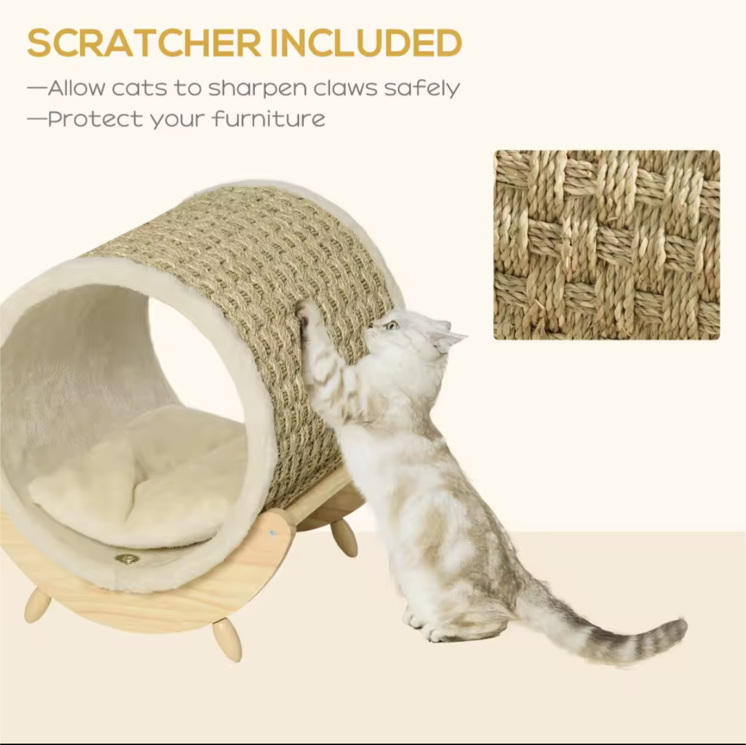 The Cat Life's Raised Cat Bed Scratcher