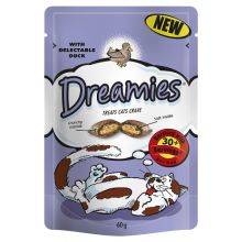 Dreamies Cat Treats with Duck 60g