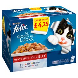 Felix As Good As It Looks Meaty Selection In Jelly £4.25