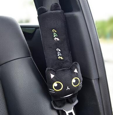 Cute Cat Car Pillows and Seatbelt Covers