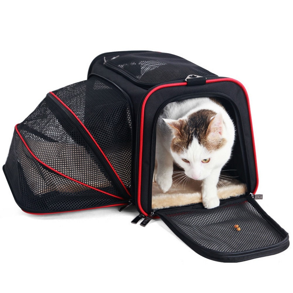 Expandable Cat Carrier Bag Tote