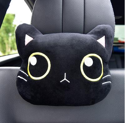 Cute Cat Car Pillows and Seatbelt Covers