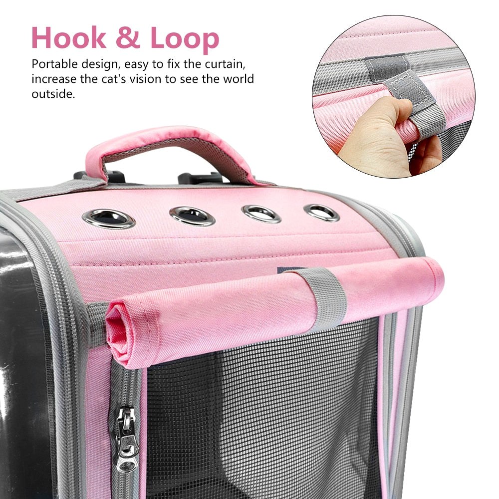 Cat Carrier Backpack Breathable Cat Travel