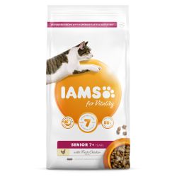 IAMS for Vitality Senior Cat Food with Fresh chicken 2kg