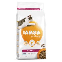 IAMS for Vitality Senior Cat Food with Ocean fish 2kg