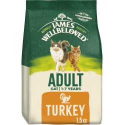 JAMES WELLBELOVED Adult Cat Turkey & Rice 1.5kg