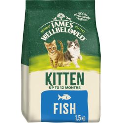 JAMES WELLBELOVED Kitten Fish & Rice 1.5kg