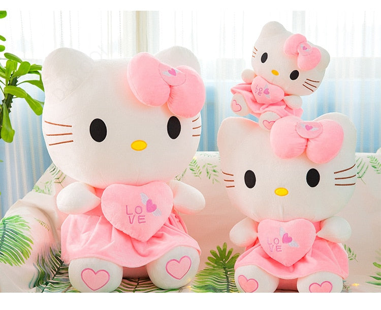 Pink stuffed kitty deals