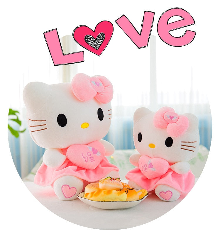 Cute Hello Kitty Pink My Melody Plushie Doll