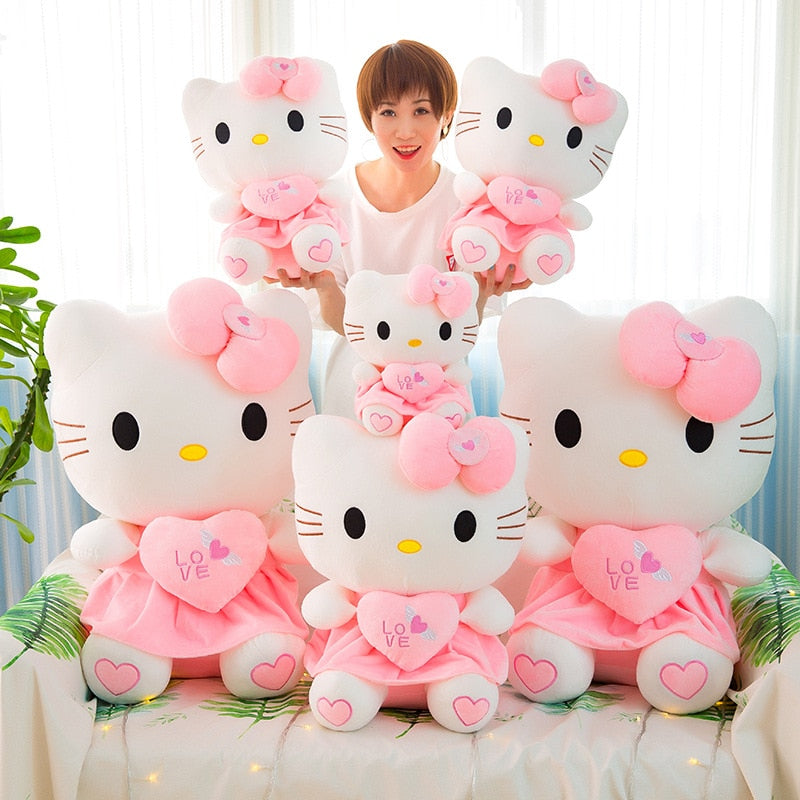 Cute Hello Kitty Pink My Melody Plushie Doll