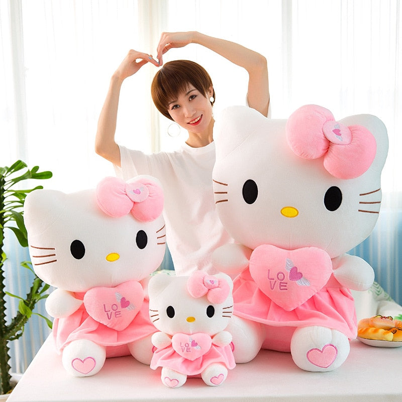 Cute Hello Kitty Pink My Melody Plushie Doll