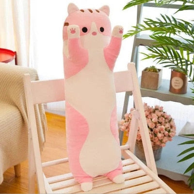 Cute Soft Long Cat Plush Pillow