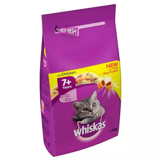 Whiskas 7+ Complete Dry with Chicken 1.9kg