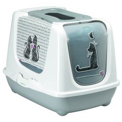 Trendy Cat Cats in Love Litter Box Large