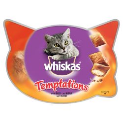 WHISKAS Temptations Cat Treats Beef